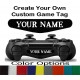 PS4 Controller Custom Text Gamer Tag Name Led Light Bar Decal Sticker