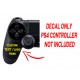 Playstation 4 PS4 Controller Custom Left Handle Decal
