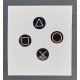 Custom PS5 Controller RETRO Classic Buttons (Stickers ONLY)
