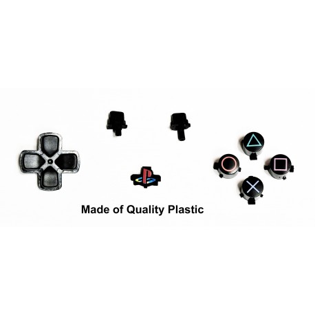 Retro PS5 Controller Classic Buttons Kit D-Pad, Home X-O Buttons Option Remote